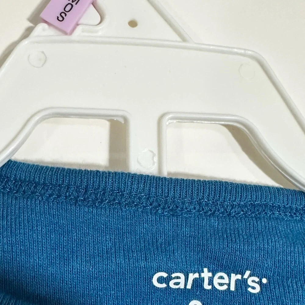 0422 NWT Carters Gray and Blue Baby Boy Onesies Set - Picture 7 of 7